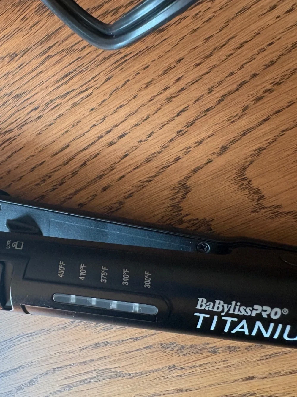 Babyliss PRO Prima Titanium Flat Iron - Black